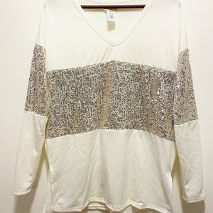 Sequin top. Size small.